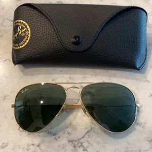Ray Ban Gold Classic Aviators